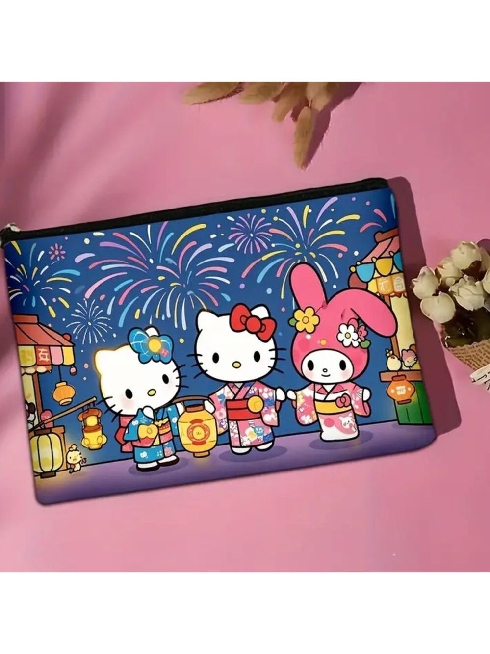 Hello Kitty and Friends Fireworks Cosmetics Bag